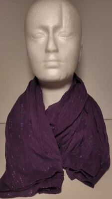 Bufanda rectangular Chuns Fashion púrpura real Foto 1 de 4