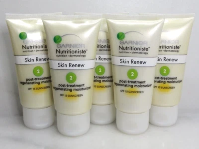 GARNIER КОЖИ ОБНОВЛЕНИЕ 2 ПОСЛЕ ЛЕЧЕНИЯ РЕГЕНЕРИРУЮЩИЙ УВЛАЖНЯЮЩИЙ КРЕМ SPF15 1,7 УНЦИЙ 5ШТ - Изображение 1 из 3