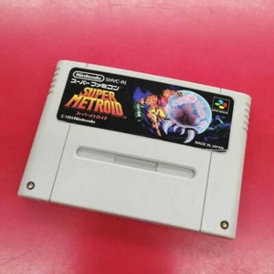 SNES Super Metroid Nintendo Super Nintendo Software NTSC-J - Picture 1 of 3