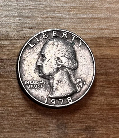 1978 D  Washington Quarter  ERROR Coin! FILLED in "D"  FILLED IN MINT MARK! Cover