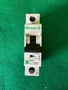 Moeller FAZ-C10/1 10A Amp Circuit Breaker Type C C10 - Picture 1 of 2