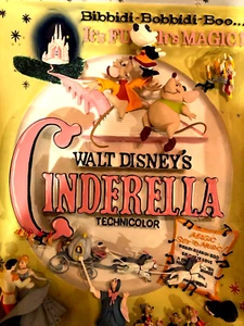 Póster de película esculpida en 3D de Cenicienta de Disney ELENCO - CÓDIGO 3 - NUEVO iN CAJA RETIRADA - Imagen 1 de 9