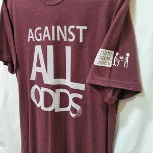 Feed My Starving Children "AGAINST ALL ODDS" GOEX T Shirt Sz M, Brand New - Picture 1 of 5