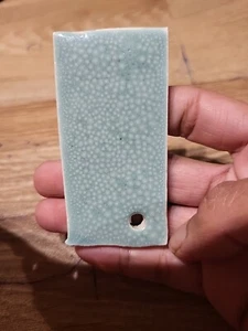 Stoneware/ Porcelain pottery glaze. Made To Order.  Green Crystals  - Picture 1 of 6