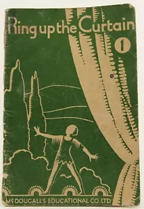 Ring Up The Curtain, Book 1 - For Ages 5-8 1937 Plays for Kids Scarce McDougal's - Imagen 1 de 6