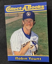 Free Ship 1990 Collect A Books 8 Page HOF Personal Highlights Robin Yount Card