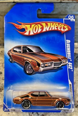 Mattel Hot Wheels *F Case* 2009 Muscle Mania 6/10 ~ 82/190 '68 Oldsmobile 442 - Imagem 1 de 4