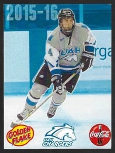2015-16 University Of Alabama Huntsville Chargers College Hockey Schedule !!! - Picture 1 of 1