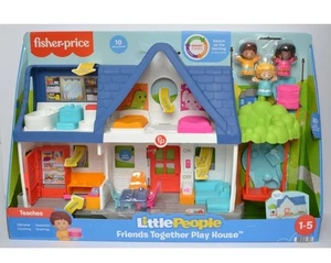 FISHER PRICE Piccole Persone AMICI INSIEME CASA DA GIOCO Nuovo - Foto 1 di 6