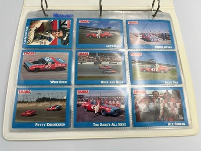 1991 Traks Richard Petty Complete 50 card set! Pristine cards in binder - Image 1 of 4