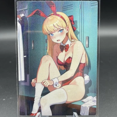 Super Girl Anime Waifu Card Doujin ACG Goddess Holo - Image 1 of 4