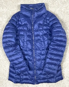 Calvin Klein Damen M Packable Lightweight Premium Down Puffer Jacket Blau *LESEN - Bild 1 von 9