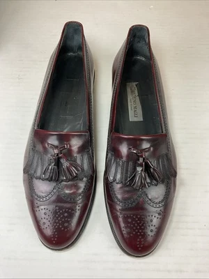 BRUNO MAGLI Men's loafer Tassel cordovan 12M Hand Made ITALY $495 - Image 1 of 4
