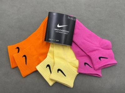 3双多耐克日常轻便船袜女式L码免运费 — 第 1/4 张图片