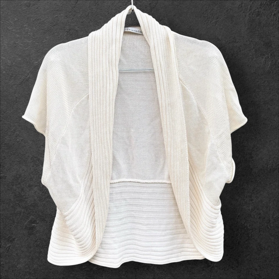 Cárdigan Peter Nygard Open Shrug Bolero Ballet Recortado Talla S Boho Fairy Cottage Foto 1 de 4