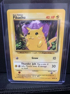 Pikachu NON HOLO 58/102 - Base Set - LP/MP BUY 2 CARDS GET 1 FREE - Bild 1 von 1