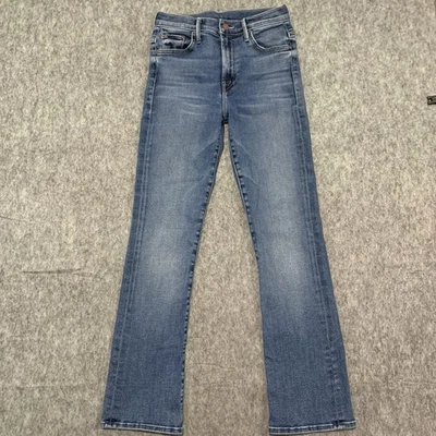 Mother Jeans The Insider Flood Blue Playing Rough Straight Leg Women's- Size 25 - Image 1 of 4