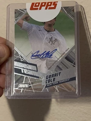 Topps Stadium Club 2021 - Beam Team autógrafos Gerrit Cole #BTA-GC/25 (AU) Foto 1 de 2