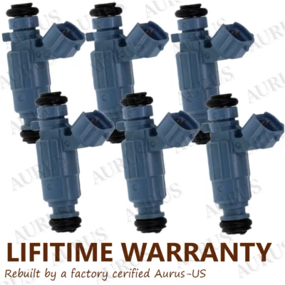 Оригинальные топливные форсунки Hyundai 6 для 02–06 Hyundai Santa Fe XG350 Kia Sorento Sedona - Изображение 1 из 4