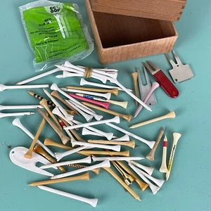 Vintage Golf Tee Collection - Picture 1 of 5