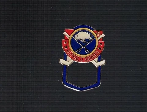 Buffalo Sabres logo  "Loop style / Glasses"  NHL Hockey pin Cover