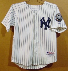 NEW YORK YANKEES C. C. SABATHIA WHITE PINSTRIPE JERSEY - Picture 1 of 8