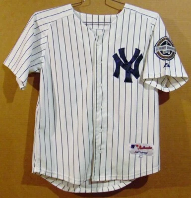 NEW YORK YANKEES C. C. SABATHIA WHITE PINSTRIPE JERSEY - Image 1 of 4