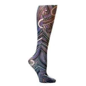 Celeste Stein CMPS2-1576 15-20 mmHg Denim Dotty Therapeutic Compression Sock ... - Picture 1 of 1