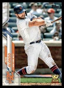 2020 Topps Series 1 Base # 350 - Pete Alonso - New York Mets