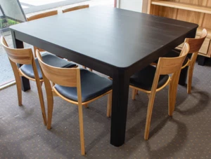 Balwyn 1500mm Square Dining Table - Solid American Oak - Last one! - Picture 1 of 5