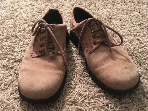 Scarpe Oxford da uomo ECCO in pelle scamosciata con lacci casual cucite taglia 40 US 7 7 5