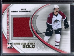 2011-12 ITG Heroes and Prospects Game Jersey Gold #M14 Kevin Shattenkirk XX/10
