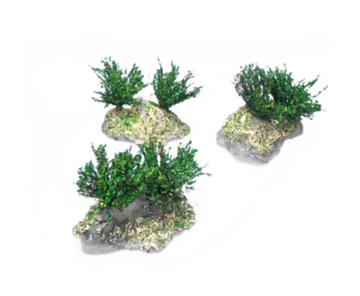 Felsen mit Strauch, Modellbahn, Diorama, HO, Modellbahnfelsen, Modellbahnstrauch - Bild 1 von 4