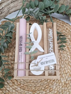Geschenk-Set Konfirmation * Kommunion * Jugendweihe * Firmung *  Wunscherfüller - Bild 1 von 4