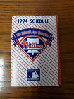 JS15 Philadelphia Phillies 1994 MLB Baseball Pocket Schedule - WGET/John Deere