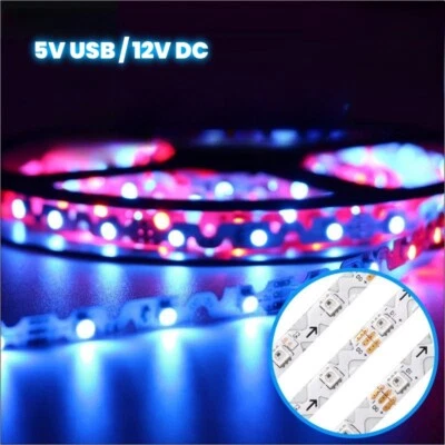 USB5V / DC12V RGB S-shaped Light Strip Neon Lights Billboard Bendable WS2812B-IC - Image 1 of 4