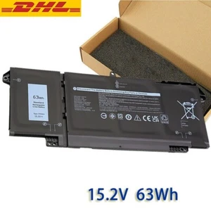 Batterie neuve pour Dell Latitude 5320 7320 7420 7520 63Wh 7FMXV 4M1JN TN2GY - Photo 1/4