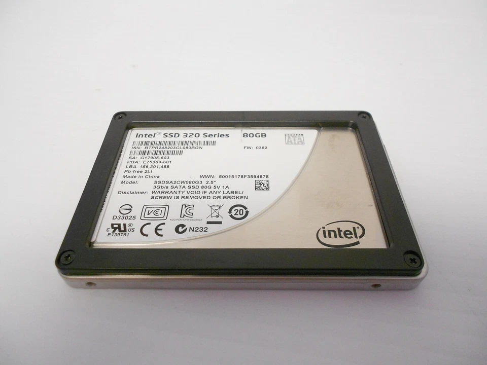 HP Nimble SAN Storage 80GB SSD 3Gb Hard Drive CS210 CS215 CS220  SP-SSD-80GB - Image 1 of 1