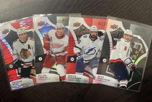 2021-22 Upper Deck Allure Red Rainbow / Black Rainbow Inserts - You Pick!!