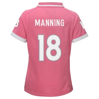 Camiseta Peyton Manning NFL Denver Broncos "Bubble Gum" Rosa Moda Niñas Jóvenes Foto 1 de 2