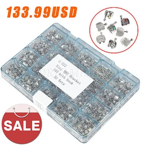1000 piezas soportes dentales de ortodoncia de metal soporte MINI MBT.022 345 ganchos NUEVO-A1 - Imagen 1 de 11