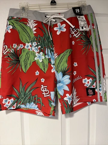 Men’s Size 29 Hurley x ‘47 St. Louis Cardinals Phantom Tailgate Swim Shorts Cover