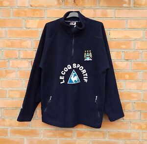 Le Coq Sportif Manchester City Rare Vintage Fleece Sweater size XL