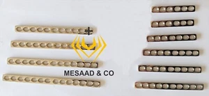 Placa pequeña ortopédica grado ORO DCP 2,7 mm 6 a 14 orificios 10 piezas CE - Imagen 1 de 3