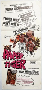 Póster original australiano Paper Tiger 1975 - Imagen 1 de 1