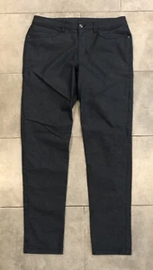 Pantalones Lululemon ABC Utilitech de lona para hombre 34x33 azul gris 5 bolsillos elásticos - Imagen 1 de 7
