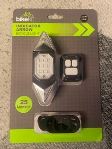 Luz indicadora de dirección de flecha de luz ABS para bicicleta 25 lúmenes recargable NUEVO - Imagen 1 de 2