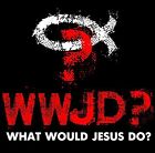 What Would Jesus Do? Iron On Transfer For T-Shirts + Light & Dark Fabrics #4