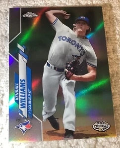 2020 Topps Pro Debut Chrome Refractor /99 Kendall Williams #PDC-81 Blue Jays - Bild 1 von 2