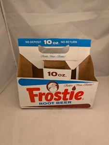 vintage ndnr no deposit no return Frostie Root Beer 10oz 6 pack carrier carton - Picture 1 of 6